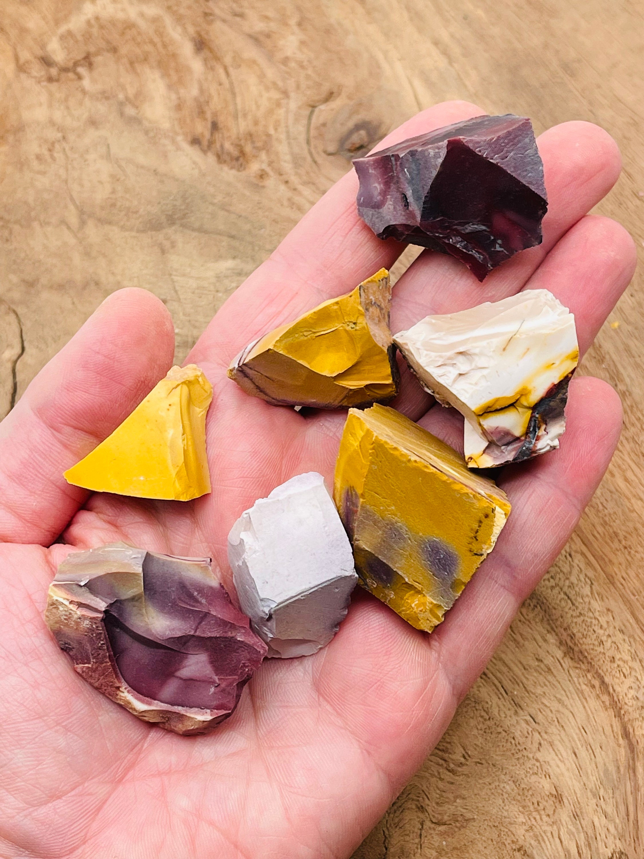 Raw Mookaite Jasper Stone - Healing Gemstone - Natural Raw