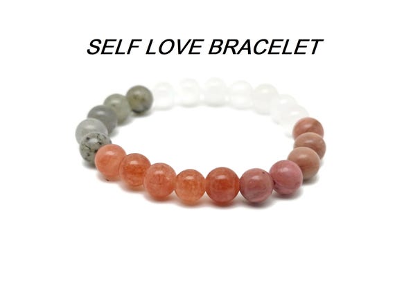 Self-Love Gemstone Bracelet - Handmade Crystal Bracelet - Men&Women Stretchy Bracelet - Gift for Her - Choose Your Bracelet - YY1062