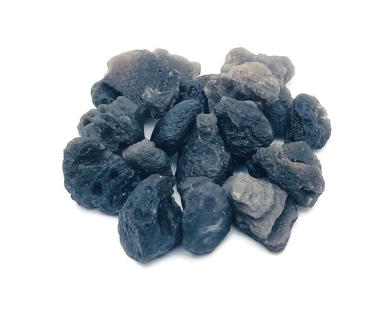 Tibetan Black Tektite - Rough Natural Gems Stone - Metaphysical - Natural Tektite - Tektite Meteorite - RA1275