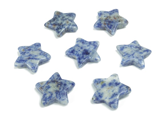 Blue Spot Jasper Star Gemstone – Star Carving Star –Natural Stone – Healing crystal – 3cm – ST1034