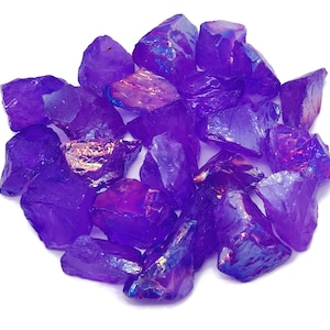 Purple Aura Quartz – Rough Purple Aura – Raw Crystal – Chunk Stones - Healing Crystal - RA1260