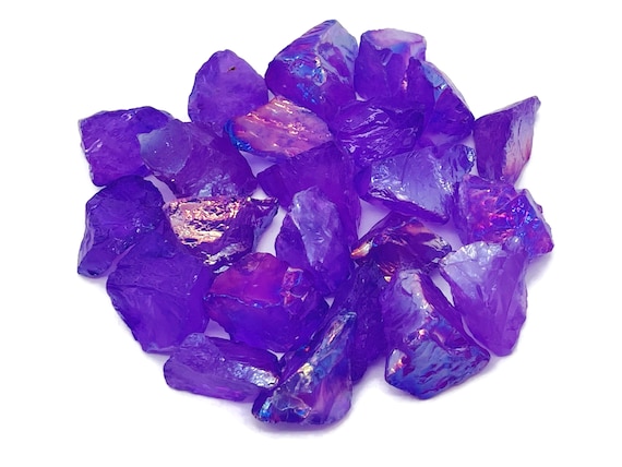 Purple Aura Quartz – Rough Purple Aura – Raw Crystal – Chunk Stones - Healing Crystal - RA1260