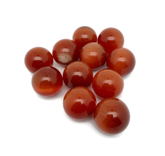Red Cats Eye Sphere Gemstone – Crystal Sphere - Healing Stone – Crystal Ball – Crystal Décor – 20mm - SP1107