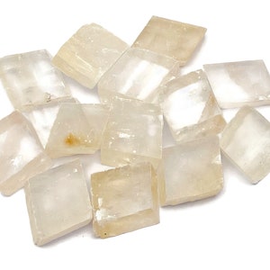 White Iceland Spar Calcite Stone - Optimal Calcite Chunk – Heal Crystal – RA1203