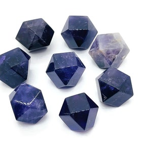 Amethyst Polyhedron Crystal - Crystal Polyhedron Carving - Polished Polyhedron -  2cm - PL1007