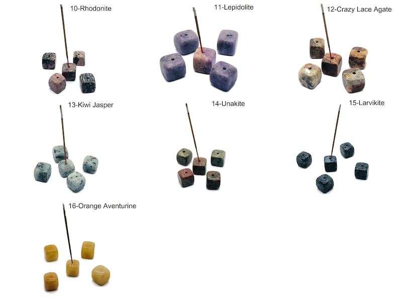 Crystal Incense Holder Crystal Stone Incense Stick Holder Etsy