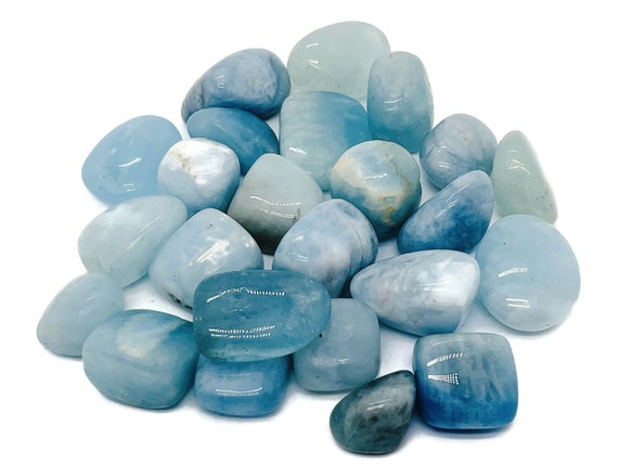 Aquamarine Tumbled Stone – Aquamarine Crystal – Aquamarine Tumbled – Aquamarine Crystal Stone – TU1019