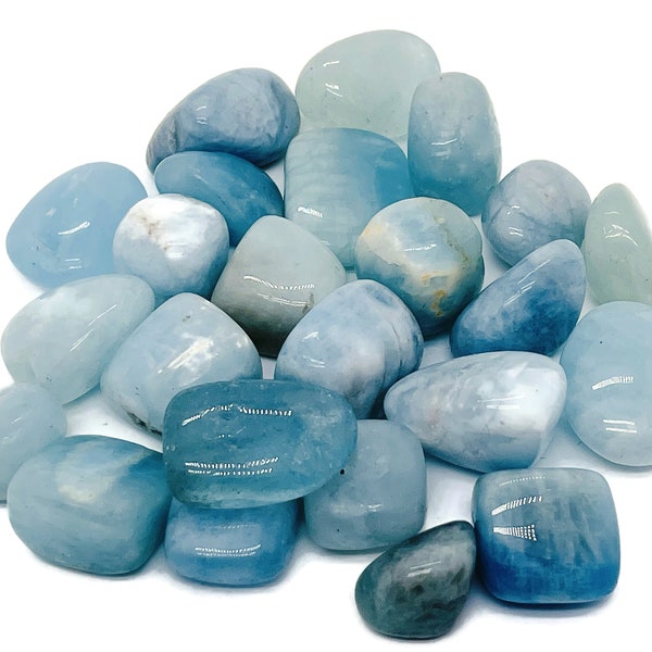 Aquamarine Tumbled Stone – Aquamarine Crystal – Aquamarine Tumbled – Aquamarine Crystal Stone – TU1019