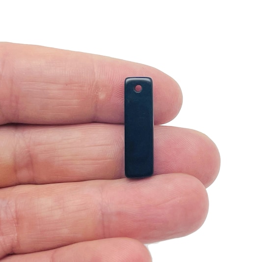 Obsidian Crystal Hole Pendant - Drilled Crystal Pendant - Natural Gemstone - Making Jewelry - Healing Stone - NC1561