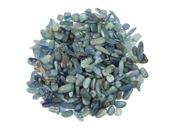 Kyanite  Chips – Gemstone Chips – Crystal Semi Tumbled Chips - Bulk Crystal - 7-15mm  - CP1131