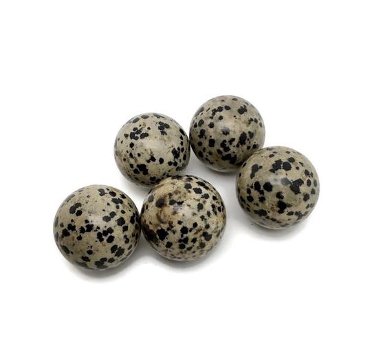 Dalmatian Jasper Natural Crystal Sphere – Healing Crystal Balls for Home – 25mm - SP1171