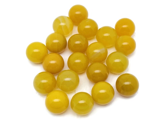 Yellow Agate Sphere Crystal - Sphere Yellow Agate Ball - Crystal Sphere -Natural Healing Stone - Sphere Gemstone – 16mm - SP1075