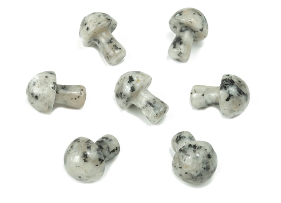Kiwi Jasper Mushroom Gemstone – Crystal Carving – Crystal Mushroom – Natural Kiwi Jasper – 2cm – MU1019