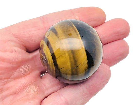 Tiger Eye Sphere Stone A++ – Crystal Ball - Healing Crystal Stones – Crystal Décor – 40-50mm - BA1009