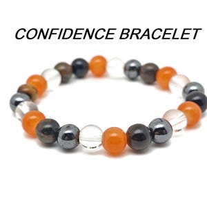 Confidence Gemstone Bracelet - Handmade Crystal Bracelet - Men&Women Stretchy Bracelet - Gift for Her - Choose Your Bracelet - YY1012