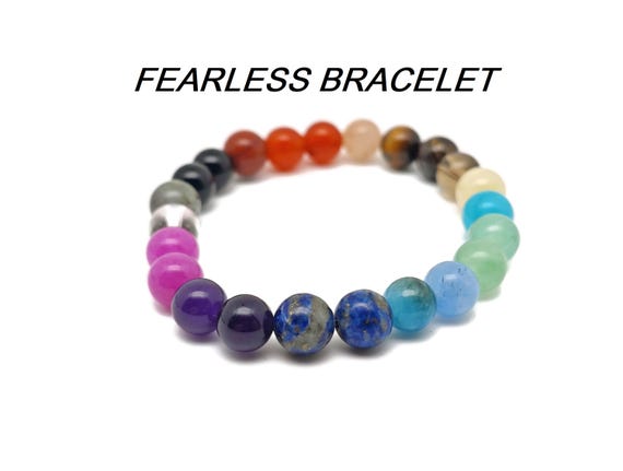 Fearless Gemstone Bracelet - Handmade Crystal Bracelet - Men&Women Stretchy Bracelet - Gift for Her - Choose Your Bracelet - YY1065