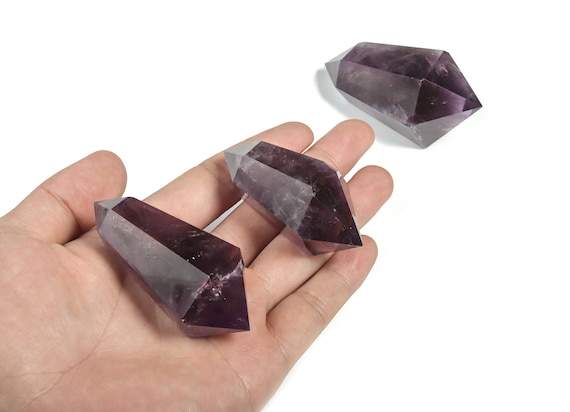 Amethyst Point Gemstone - Point Amethyst Stone - Point Gemstone -Natural Purple Crystal - Loose Gemstone - TW1073
