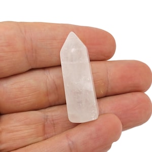 Clear Quartz Crystal Obelisk Tower – Gemstone Tower – Tower Crystal – Hand Carved Crystal Point – Healing Crystal – 40mm – TW1098