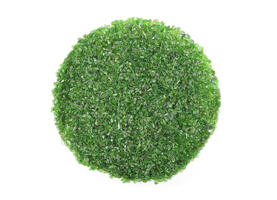 Diopside Chips – Gemstone Chips – Crystal Semi Tumbled Chips - Bulk Crystal - 2-6mm - CP1154