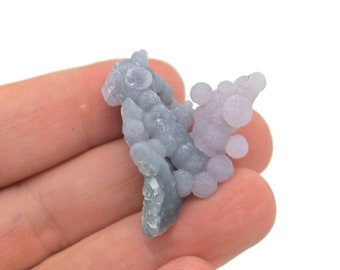 Grape Agate Cluster - Grape Agate Specimen - Raw Grape Agate - Purple Grape Agate - Crystal Gifts - FO1015