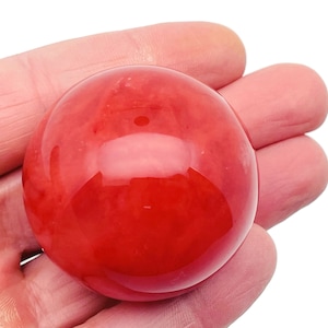 Cherry Quartz Sphere Stone A++ – Crystal Ball - Healing Crystal Stones – Crystal Décor – 40-50mm - BA1026