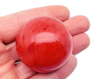Cherry Quartz Sphere Stone A++ – Crystal Ball - Healing Crystal Stones – Crystal Décor – 40-50mm - BA1026
