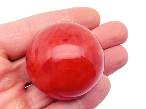 Cherry Quartz Sphere Stone A++ – Crystal Ball - Healing Crystal Stones – Crystal Décor – 40-50mm - BA1026