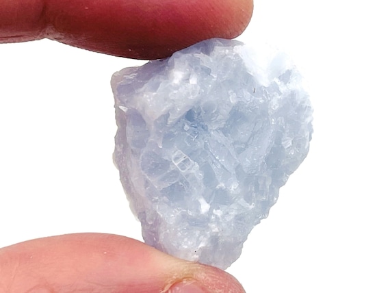 Blue Calcite Raw Stone – Rough Blue Calcite Crystal – Chunk Blue Calcite – Blue Calcite Crystal Stone – RA1118
