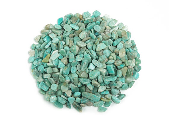 Amazonite Chips –  Small Amazonite Stones – Genuine Gemstones 5-15mm – CP1115
