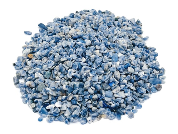 Blue Spot Jasper Chips – Gemstone Chips – Crystal Semi Tumbled Chips - Bulk Crystal - 2-6mm - CP1185