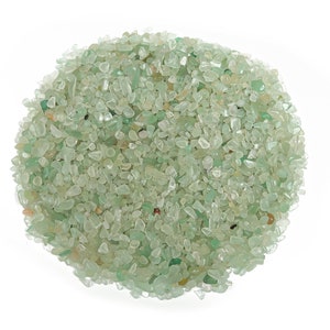 Aventurina Chips - Chips de cristal volteado - Chips de aventurina verde natural - Piedras de aventurina curativa - 2-6mm - CP1018