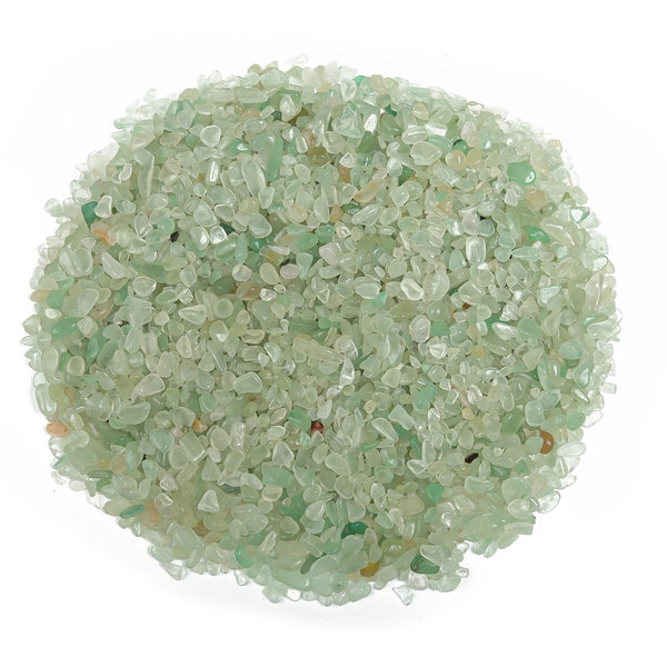 Aventurine Chips - Tumbled Crystal Chips - Natural Green Aventurine Chips - Healing Aventurine Stones - 2-6mm - CP1018