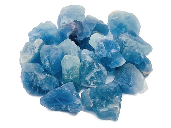 Raw Blue Fluorite Stone – Rough Crystal Stone - Gemstone - Crystal – Healing Stone – RA1112