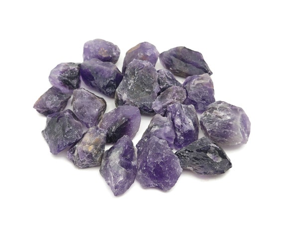 Raw Amethyst Stone  - Deep Blue Amethyst Rough - Purple Gemstones - Natural Purple Gemstone – Healing Stone – RA1313