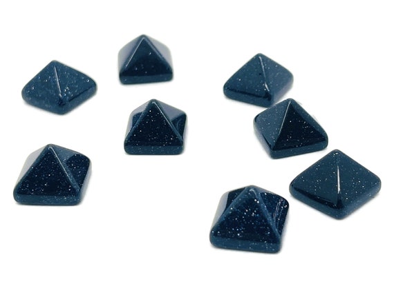 Blue GoldSone Pyramid Crystal – Crystal Pyramid – Healing Crystal – Crystal Gemstone - PY1009