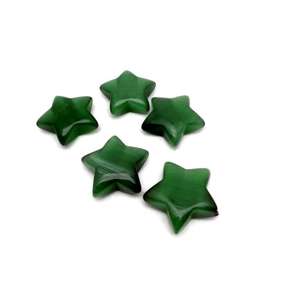 Star Green Cats Eye Gemstone - Transformation & Inner Strength - ST1069