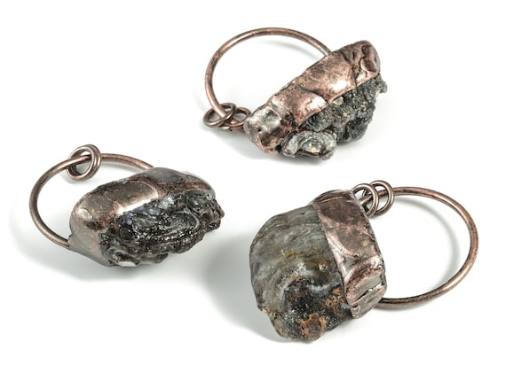 Tiny Round Agate Druzy Pendant - Natural Raw Druzy Agate Pendant- Natural Gemstone Pendant- Pendant with raw stone - Agate Charms - NC1033