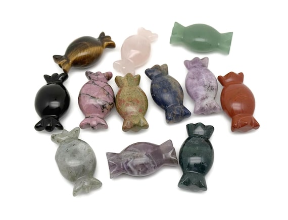 Crystal Candy Carving - Sweet Shaped Crystals - Healing Decor Gift - Metaphysical - SUMIX