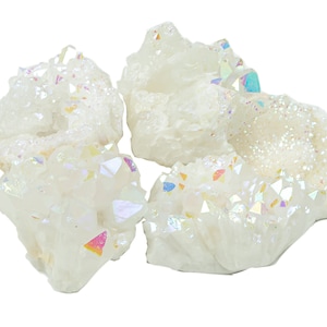 Angel Aura Cluster - Angel Aura Quartz Crystal – Gemstone Crystal – Healing Stone - Gifts – RA1101