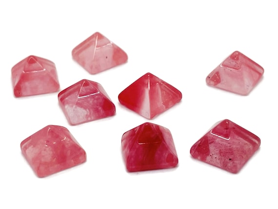 Cherry Quartz Pyramid Crystal – Crystal Pyramid – Healing Crystal – Crystal Gemstone - PY1011