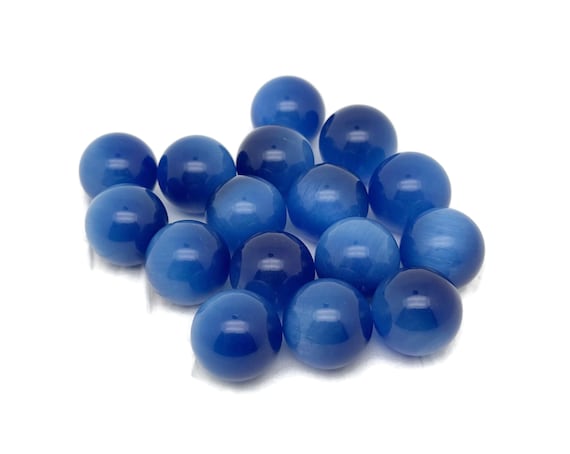 Dark Blue Cats Eye Sphere Gemstone – Crystal Sphere - Healing Stone – Crystal Ball – Crystal Décor – 20mm - SP1151