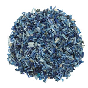 Chips de cianita - Chips de piedras preciosas - Chips de cristal semicaído - Cristal a granel - 2-6 mm - CP1130