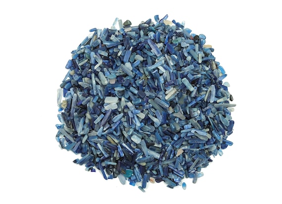 Kyanite Chips – Gemstone Chips – Crystal Semi Tumbled Chips - Bulk Crystal - 2-6mm - CP1130