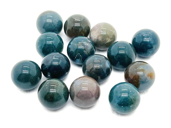 Moss Agate Sphere Crystal - Sphere Moss Agate Ball - Crystal Sphere -Natural Healing Stone - Sphere Gemstone – 16mm - SP1064