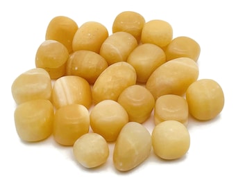Yellow Calcite Tumbled Stone - Healing Gemstone – Calcite Stone – TU1107