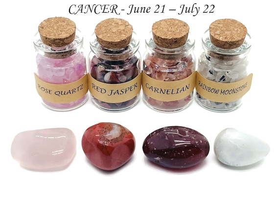 Cancer Zodiac Crystal - Cancer Birthstone - Choose Crystal Chips and Tumbled Stone - Healing Stone - Stones Of For You - CANCER