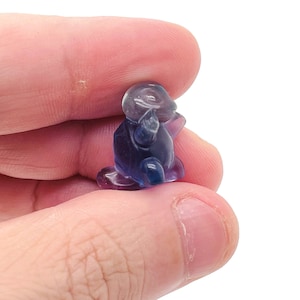 Fluorite Tortoise Carving – Fluorite Carved Gemstone – Healing Crystal – Best Quality - Home Decor - Gifts - CA1019