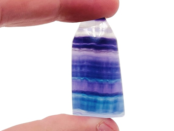 Fluorite Flat Tower Carving – Fluorite Carved Gemstone – Healing Crystal – Best Quality - Home Decor - Gifts - CA1021