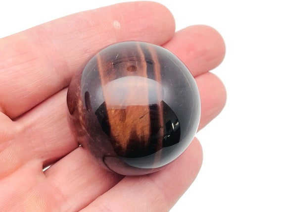 Red Tiger Eye Sphere Stone A++ – Crystal Ball - Healing Crystal Stones – Crystal Décor – 40-50mm - BA1041