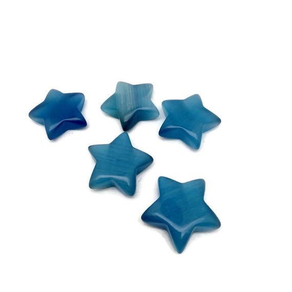 Star Blue Cats Eye Gemstone - Transformation & Inner Strength - ST1067